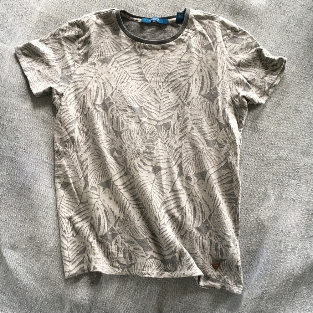 Scotch & Soda Palm Leaf Men’s Tee